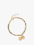 Astley Clarke tiny star locket bracelet green garnet (British brand)