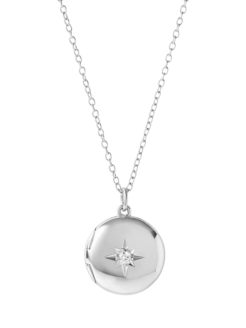 Astley Clarke Biography Midi locket necklace in sterling silver, UK version
