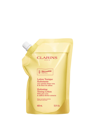 John Lewis Clarins Hydrating Toning Lotion Refill 400ml- Buy online at McGrocer