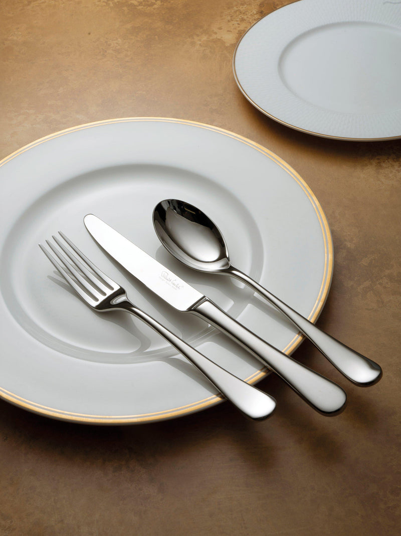 Robert Welch Radford bright stainless steel pastry fork, UK version