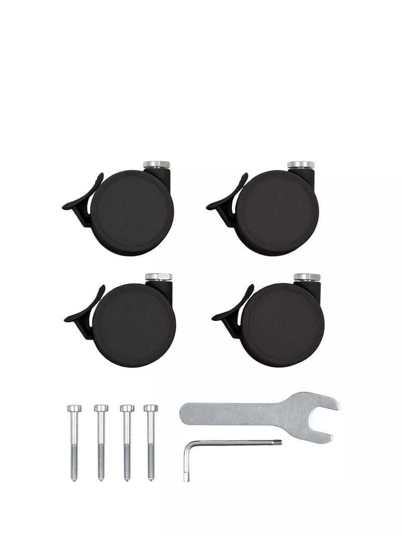 Stokke cot wheels set of 4 black, imported from the UK