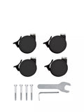Stokke cot wheels set of 4 black, imported from the UK