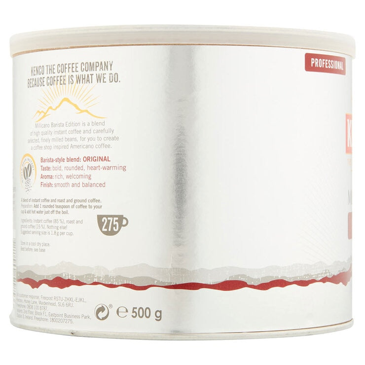 Kenco Millicano Americano Original microground coffee 6 x 500g, UK version