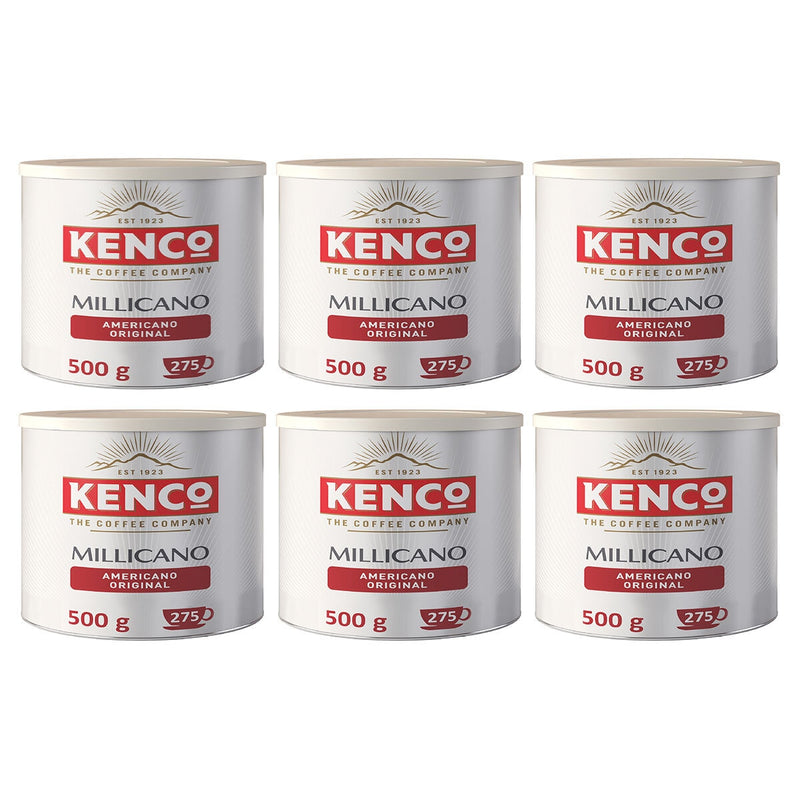 Kenco Millicano Americano Original microground coffee 6 x 500g, UK version