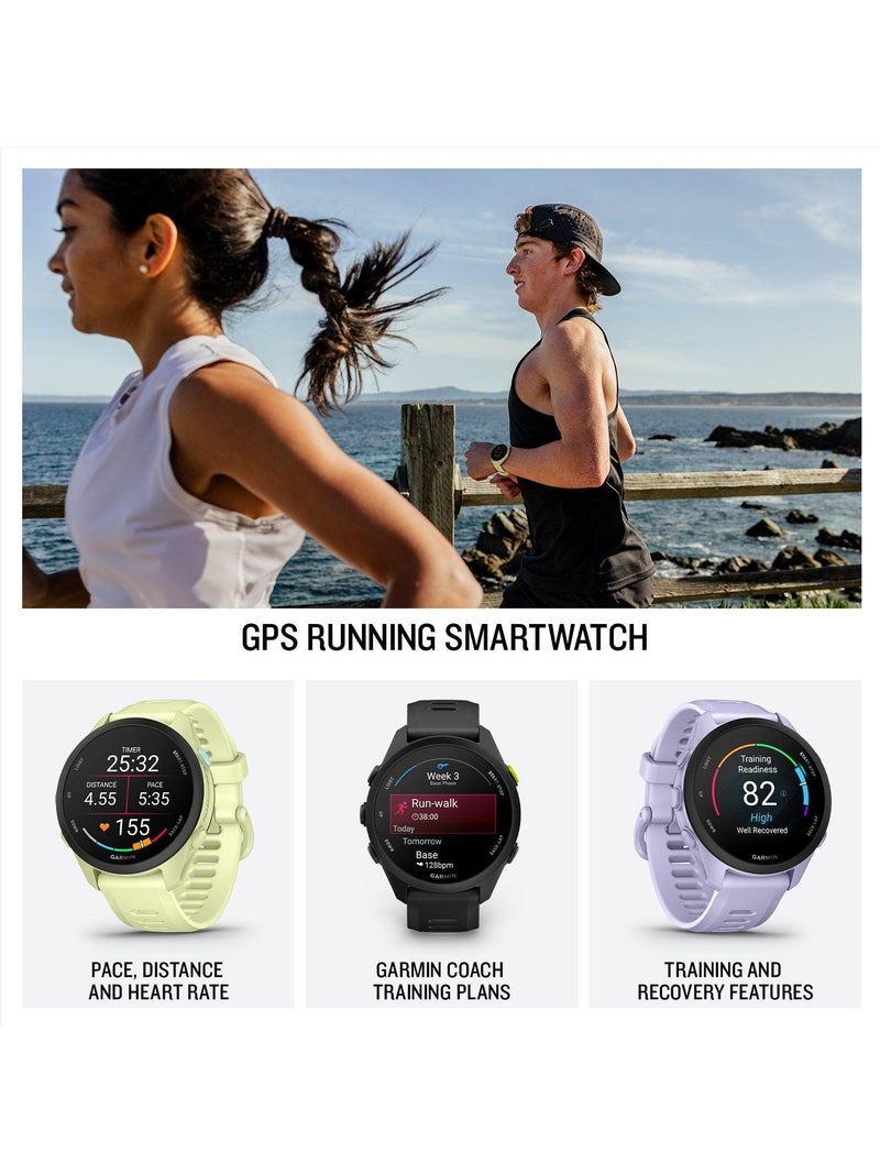 Garmin Forerunner 70 GPS running smartwatch black 42mm, UK version