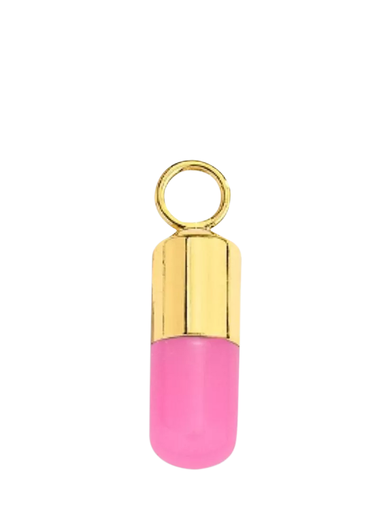 frkl. Chill Pill Charm gold pink - British product