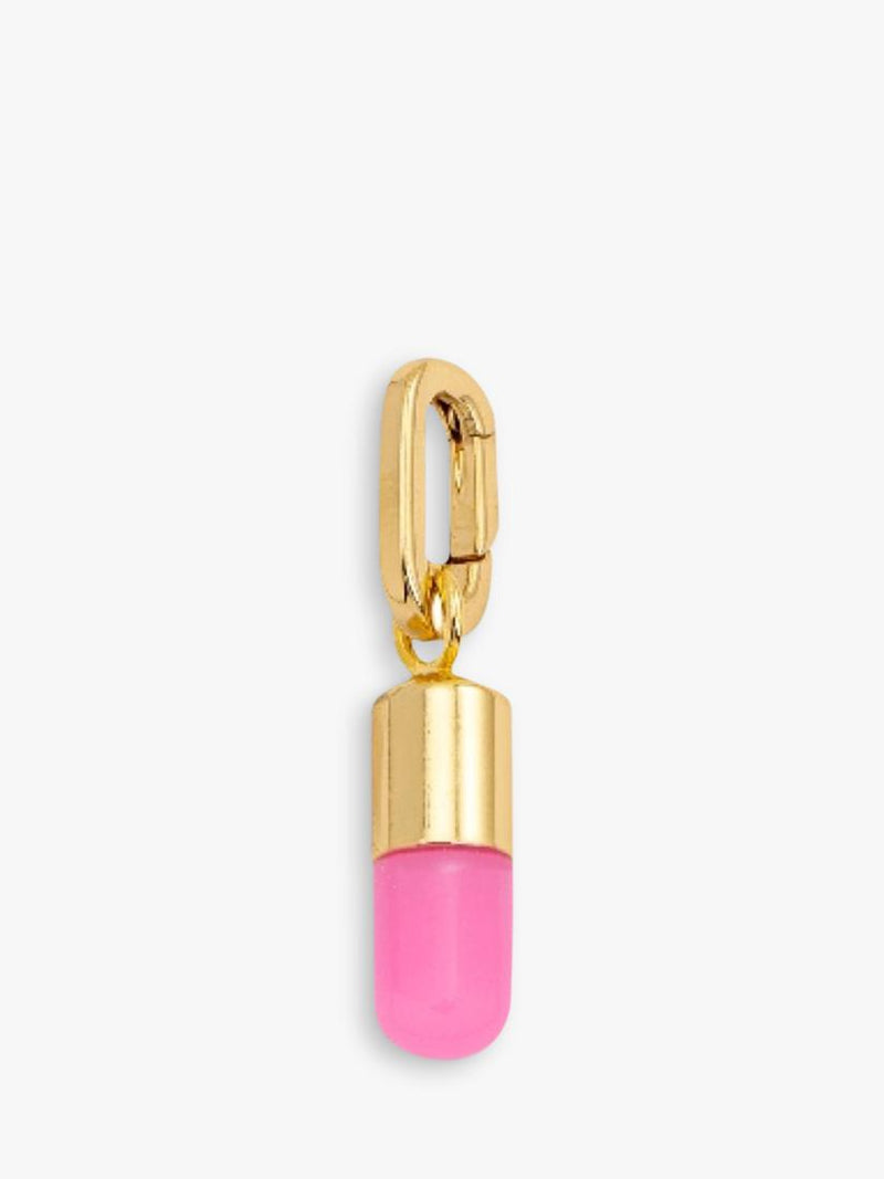 frkl. Chill Pill Charm gold pink - British product