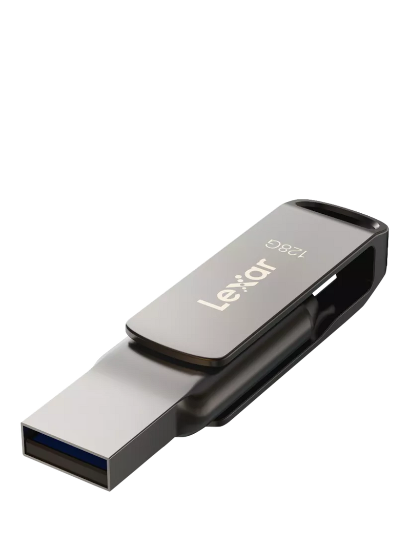Lexar 128GB dual drive USB flash drive (British brand)
