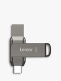 Lexar JumpDrive D400 64GB USB flash drive, imported from the UK