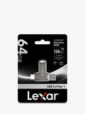 Lexar JumpDrive D400 64GB USB flash drive, imported from the UK