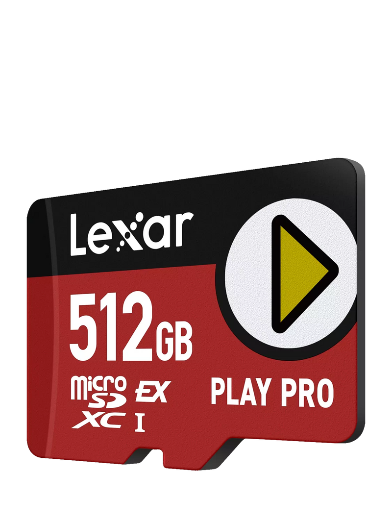 Lexar PLAY PRO microSDXC 512GB memory card, UK version