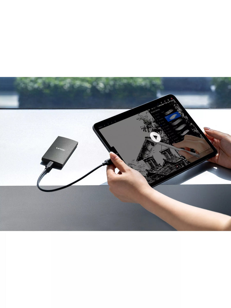 Lexar SL300 1TB portable SSD black - British product