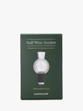 Kikkerland golf wine aerator glass ball with stopper - British product