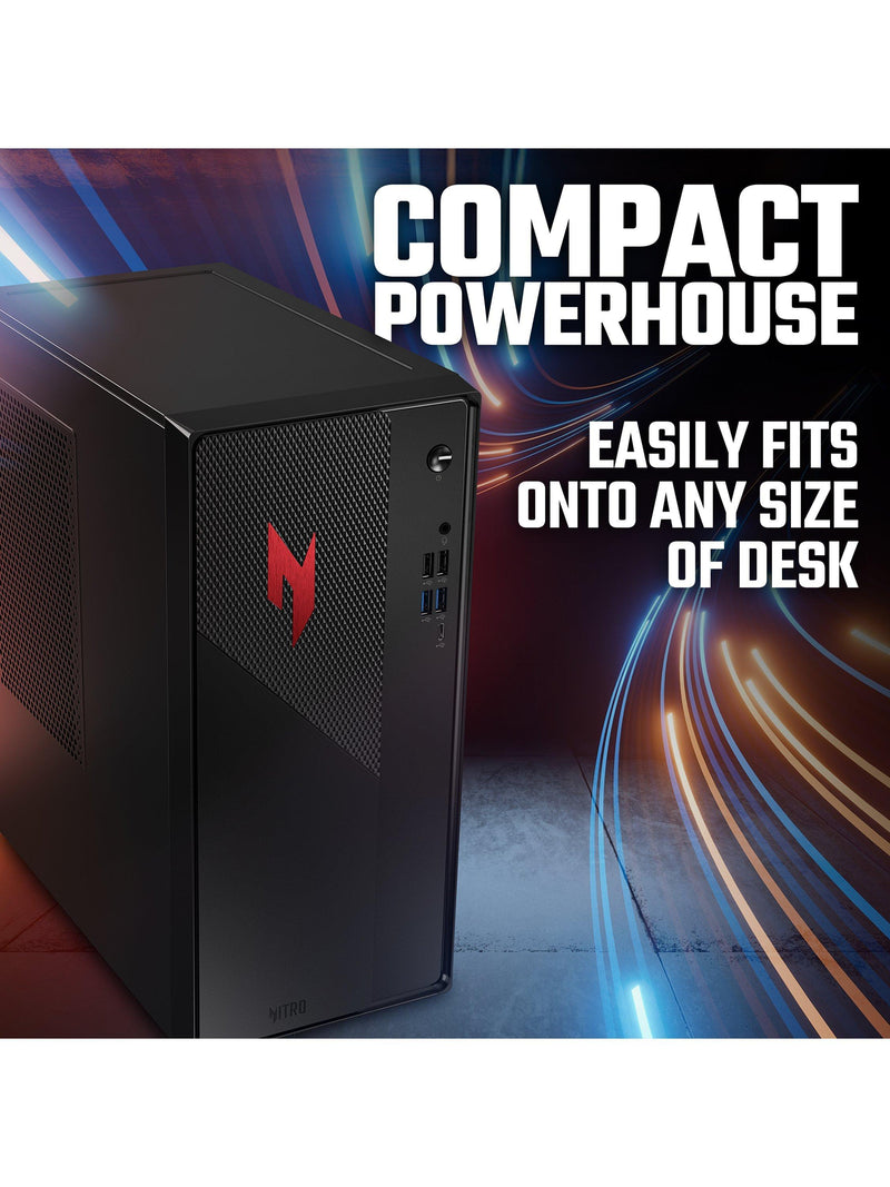 Acer Nitro 20 gaming desktop PC with RTX 5050, UK version