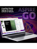 Acer Aspire Go 15 laptop with Intel Core 7, silver, 15.6-inch Full HD (British brand)