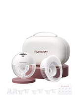 John Lewis Momcozy M5 Smart Wearable Double Electric Breast Pump, Grey- Buy online at McGrocer