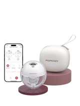 John Lewis Momcozy M5 Smart Wearable Single Electric Breast Pump, Grey- Buy online at McGrocer