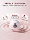 Momcozy M5 Smart wearable single electric breast pump, grey, imported from the UK