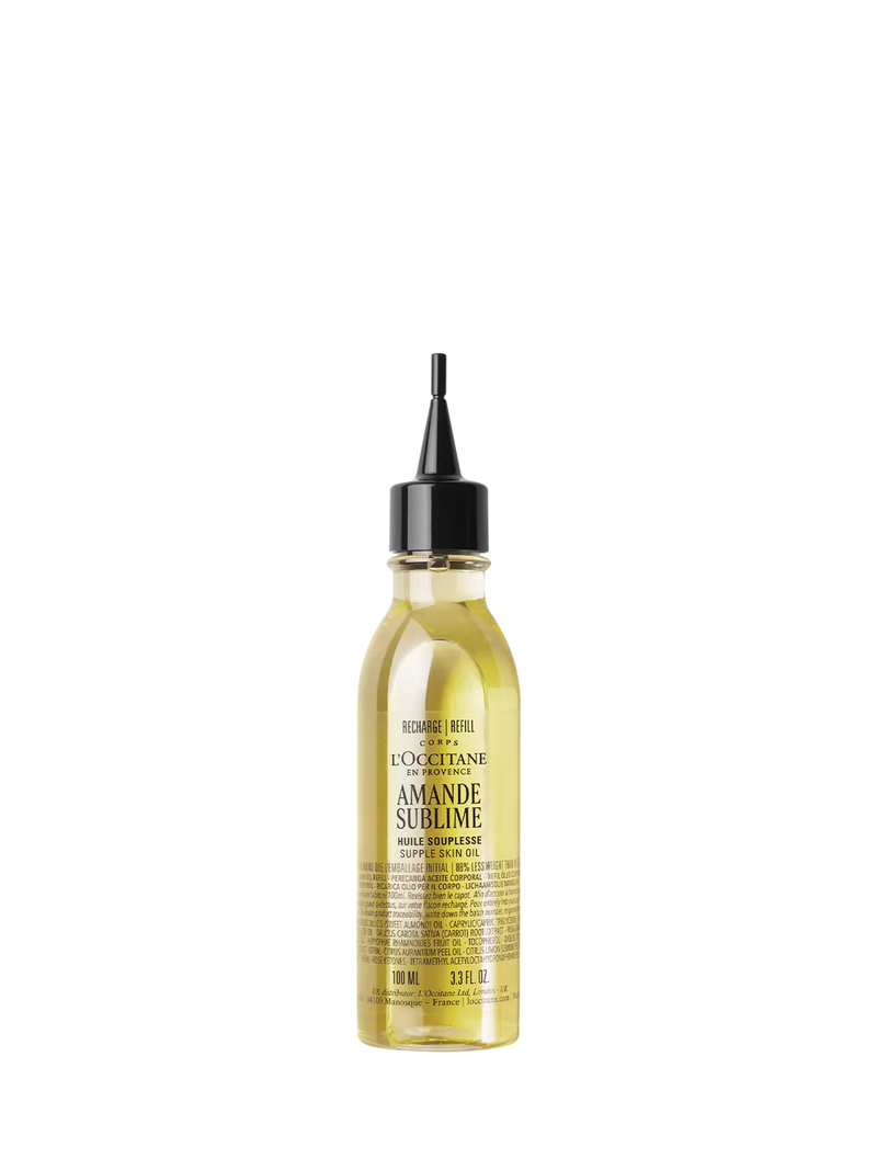 L'OCCITANE almond supple skin oil refill 100ml (British brand)
