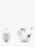 Dinny Hall puffy hoop earrings sterling silver, imported from the UK
