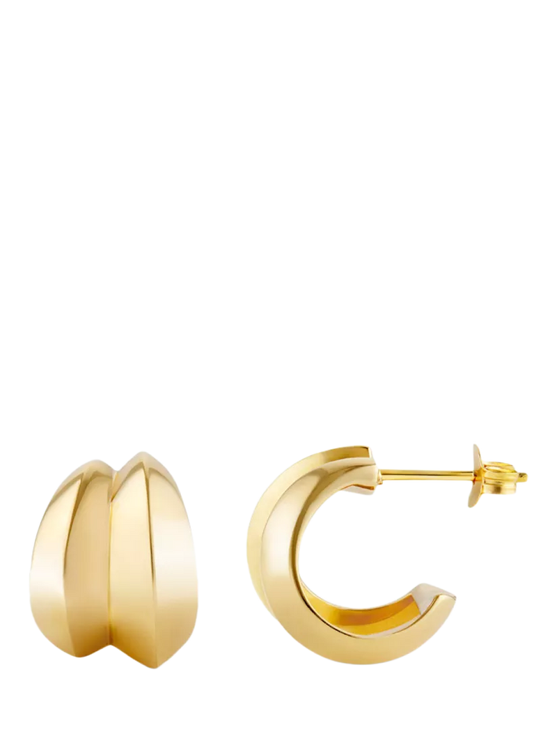 Dinny Hall large double hoop earrings - British product