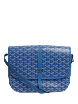 John Lewis Pre-loved Goyard Belvedere PM Messenger Bag Blue- Buy online at McGrocer
