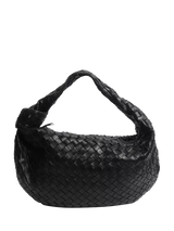 John Lewis Bottega Veneta Jodie Classic Intrecciato Lambskin Grab Bag, Black- Buy online at McGrocer