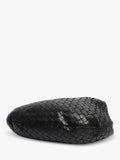 Bottega Veneta black classic Intrecciato lambskin grab bag (British brand)