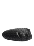 Bottega Veneta black classic Intrecciato lambskin grab bag (British brand)