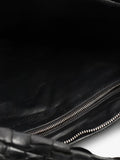 Bottega Veneta black classic Intrecciato lambskin grab bag (British brand)
