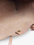 Pre-loved Saint Laurent brown fringed leather tote bag - British product