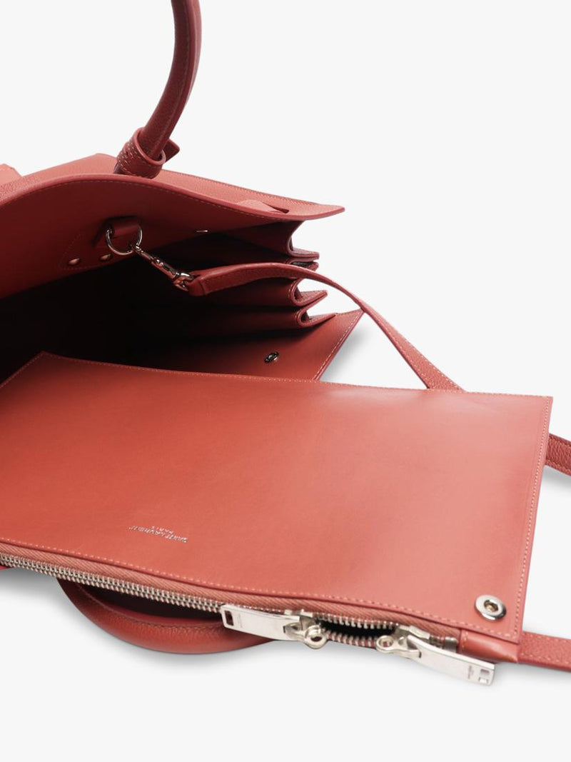 SAINT LAURENT pre-loved pink Sac De Jour leather tote, imported from the UK