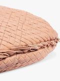 Pre-loved Bottega Veneta salmon leather shoulder bag (British brand)