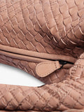 Pre-loved Bottega Veneta salmon leather shoulder bag (British brand)
