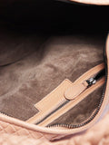 Pre-loved Bottega Veneta salmon leather shoulder bag (British brand)