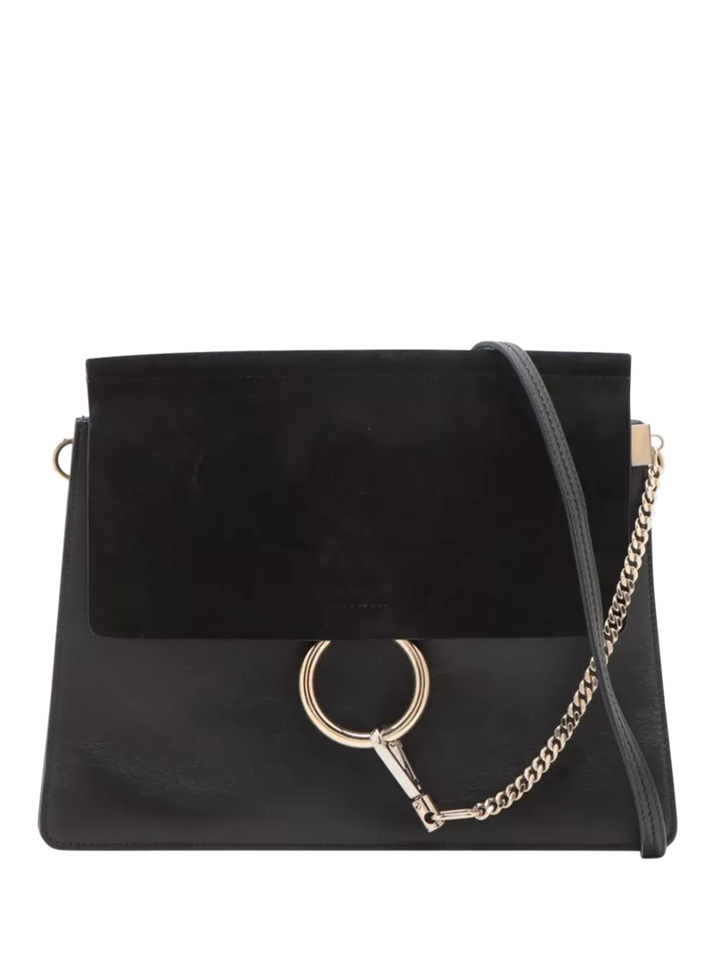 Chloé Faye shoulder bag black, UK version