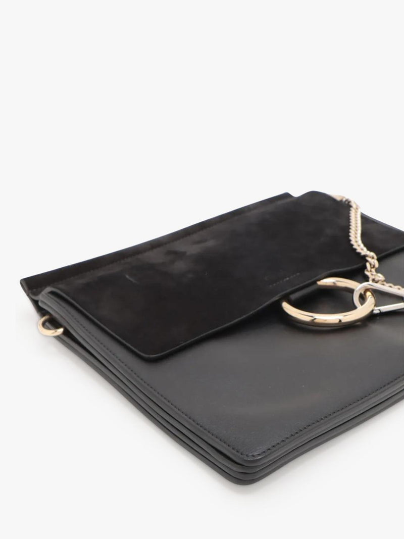 Chloé Faye shoulder bag black, UK version