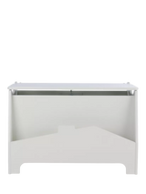John Lewis CuddleCo Play House Storage Box, White, Kids Storage Box, 42x40x58cm- Buy online at McGrocer
