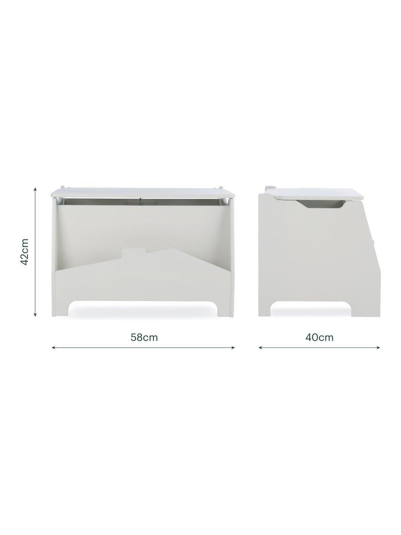 CuddleCo play house storage box white, UK version
