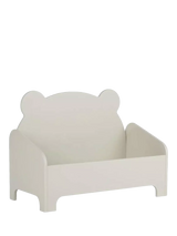 John Lewis CuddleCo Bear Book Storage, White, 44.6 x 28 x 58 cm- Buy online at McGrocer