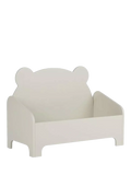 CuddleCo bear book storage in white, imported from the UK