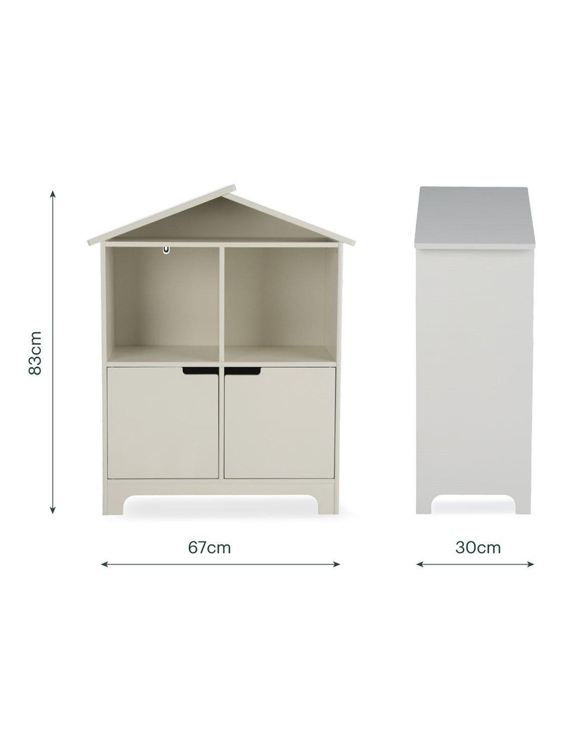 CuddleCo Play House bookcase white, imported from the UK