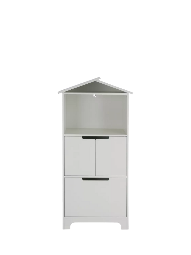 CuddleCo Play House Storage Unit in white, imported from the UK