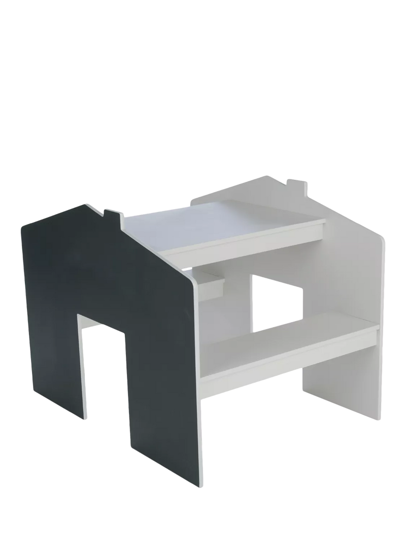CuddleCo play table with benches white, UK version