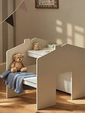 CuddleCo white playhouse desk with bench for kids (British brand)