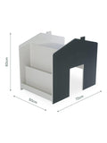 CuddleCo white playhouse desk with bench for kids (British brand)