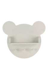John Lewis CuddleCo Play House Bear Wall Shelf, White- Buy online at McGrocer