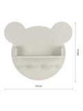 CuddleCo bear shelf white, UK version
