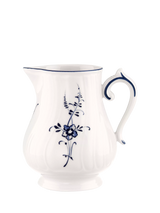 John Lewis Villeroy & Boch Old Luxembourg Porcelain Creamer Blue White 240ml- Buy online at McGrocer