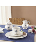 Villeroy & Boch Old Luxembourg porcelain sugar pot and lid, imported from the UK